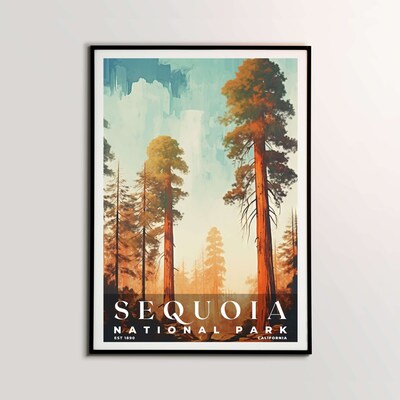 Sequoia National Park Poster, Travel Art, Office Poster, Home Decor | S6 - image2